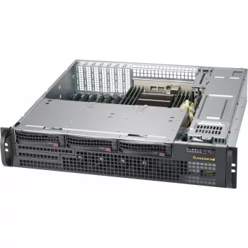Caja de servidor Supermicro CSE-825MBTQC-R802LPB rack negro