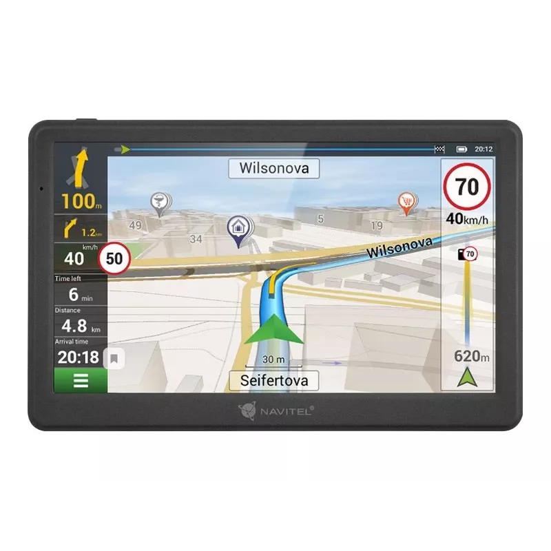 Navitel | Navegador GPS | MS700 | 800 x 480 píxeles | GPS (satélite) | Mapas incluidos