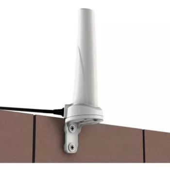 Antena omnidireccional 4 dBi 5G/LTE Poynting A-OMNI-0280-02-V1 SMA (conector macho) 2 m cable, montaje en mástil/pared, blanco