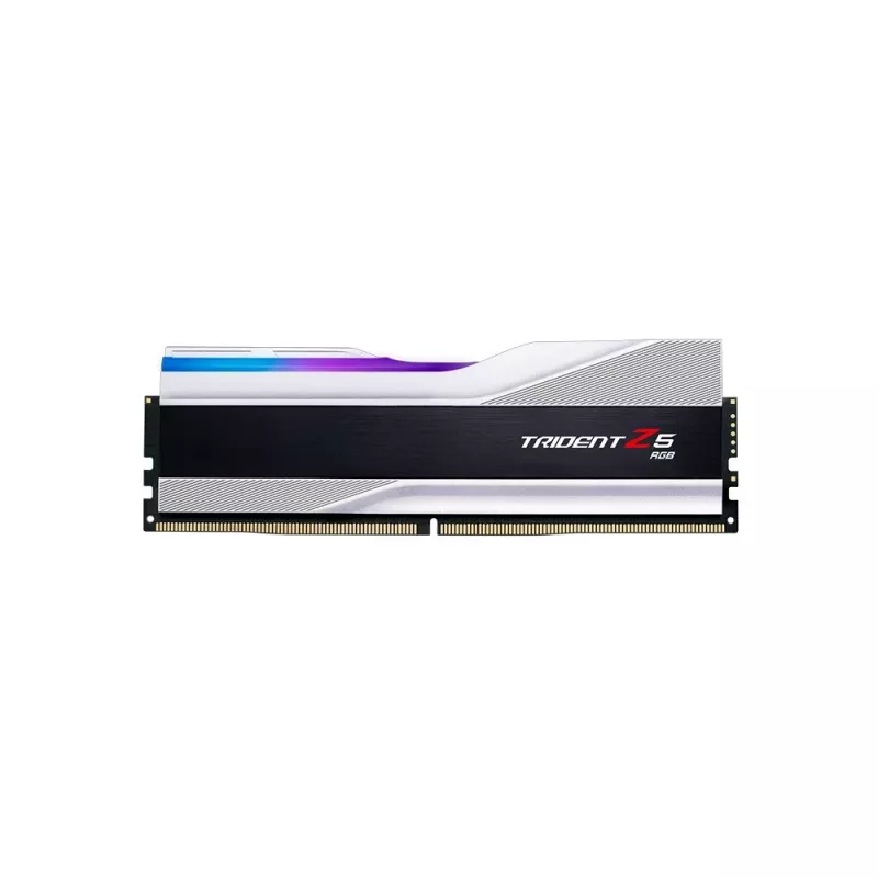DIMM 32 GB DDR5-6000 (2x 16 GB) Dual-Kit, memoria RAM plateada, F5-6000J3040F16GX2-TZ5RS, Trident Z5 RGB, INTEL XMP