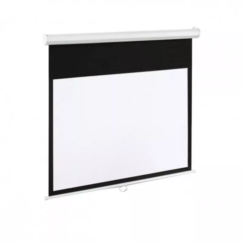 Pantalla eléctrica 100 16:9 120 265x150 blanco mate con mando a distancia