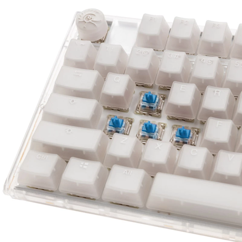 Teclado Ducky One 3 TKL, gaming, USB, QWERTY, inglés, blanco