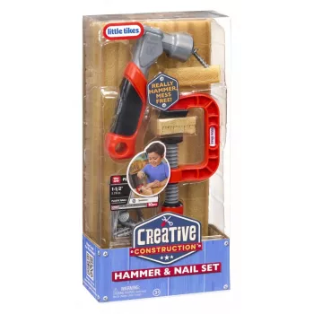 Set de martillo y clavos Creative Construction