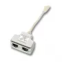 EFB-Elektronik Adaptador en T Cat.6 2 x 10/100BaseT para división de cable Fabricante: EFB Elektronik (K5126.015)
