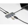 Hub USB DeLOCK USB externo 10 Gbps hub USB Type-C 63260