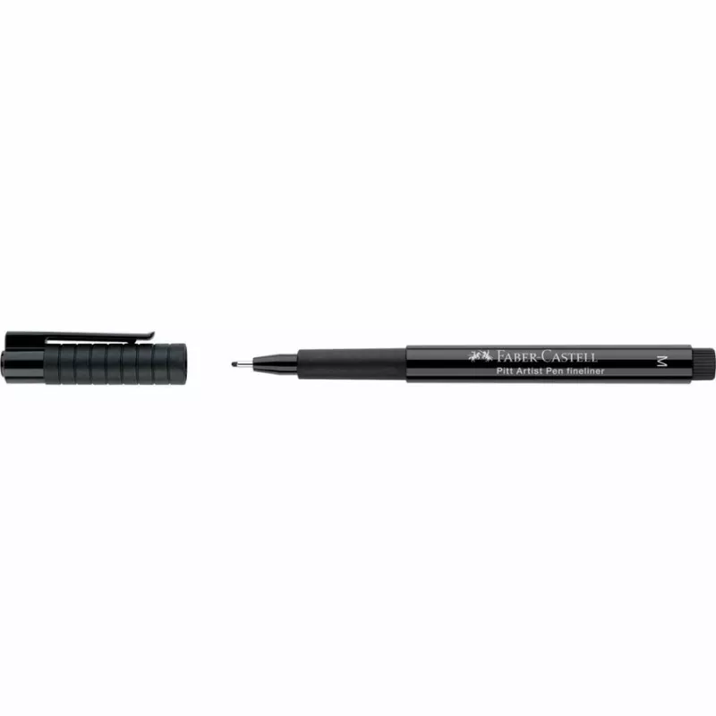 Rotulador fineliner Faber-Castell 167399 negro medio