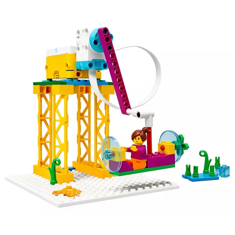 LEGO Education SPIKE Essential Set A+ 45345 – set de construcción de robótica educativa y programación, 449 elementos, a partir de 6 años