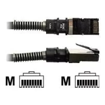 Cable de red PatchSee PCI6 FTP Negro Cat6a 2,1m