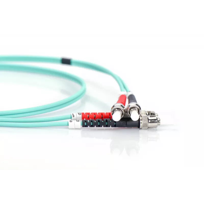 Cable de conexión de fibra óptica Digitus OM3 ST/ST 2m