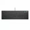 CHERRY AK-C8112 Medical USB QWERTZ Alemán Negro Blanco Full-Size Teclado