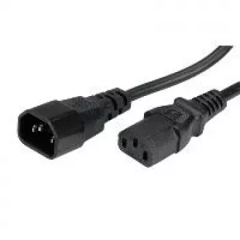 VALUE Cable de conexión de aparatos, negro 0,5m (19.99.1505)