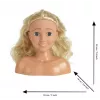 Cabeza de peinado y estilismo KLEIN Sara 5205 con rasgos realistas – accesorio de muñeca para practicar peinados