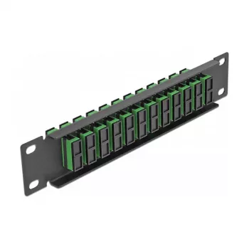 Panel de parcheo de fibra óptica DeLOCK 10