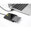 Lector de tarjetas inteligentes DeLOCK 91724 USB Type-A negro