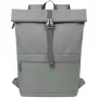 Mochila urbana Rivacase Gremio gris poliéster rPET 280x135x430mm