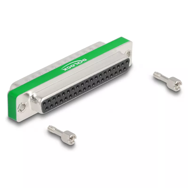 Filtro antiparasitario RF/EMI DeLOCK D-Sub de 37 contactos macho a hembra filtro paso bajo capacitivo