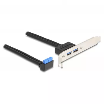 DeLOCK 83015 adaptador USB 3.2 Gen 1 interno negro 5 Gbit/s