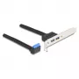 DeLOCK 83015 adaptador USB 3.2 Gen 1 interno negro 5 Gbit/s