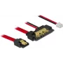 Cable SATA DeLOCK 85242 0,3m SATA 7 pines SATA 22 pines negro