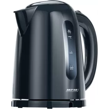 Hervidor MPM MCZ-85/G1 1,7 l, 2200 W, negro, carcasa de plástico