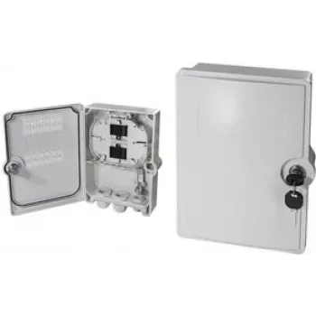 LogiLink Caja de conexión vacía FTTH/FTTB, para máx. 24 fibras Caja de acometida (APL) para 24 empalmes mecánicos, para máx. 24x - 1 ud. (FB124E)