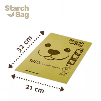 STARCH BAG - Bolsas para excrementos de perro - 1 x 15 uds.