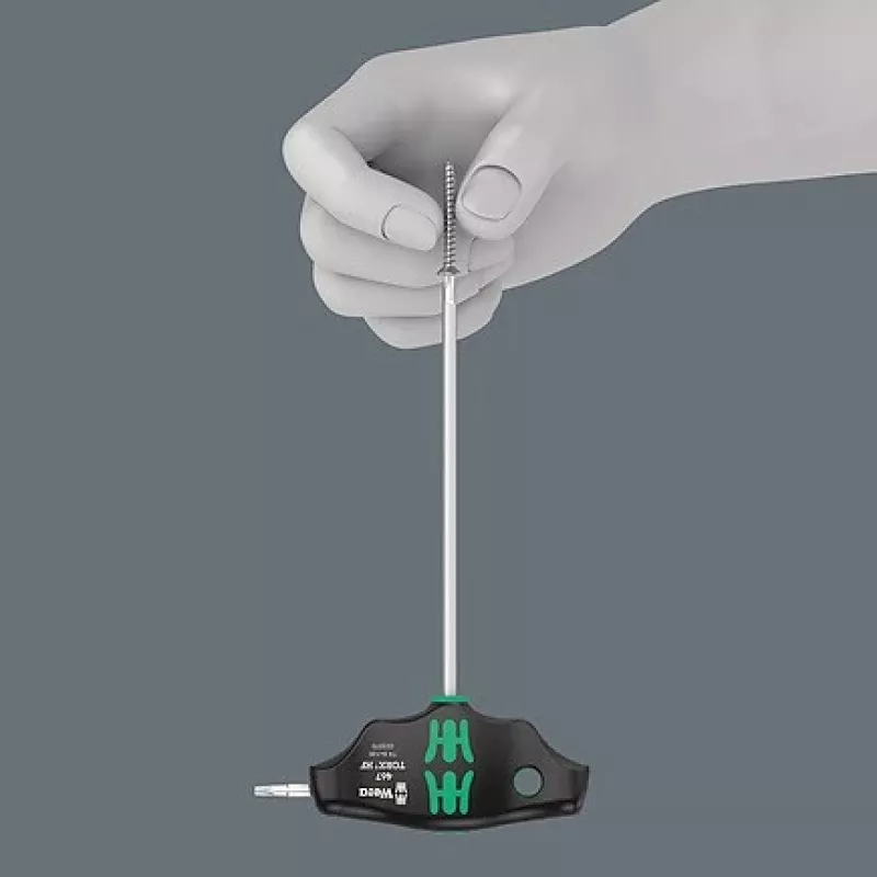 Wera Bicycle Set 6 Juego de llaves con mango en T, 10 piezas, en caja de almacenamiento (05004174001)