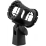 Soporte de pinza Omnitronic slim-01 negro — pinza para micrófono/accesorios, diseño compacto slim