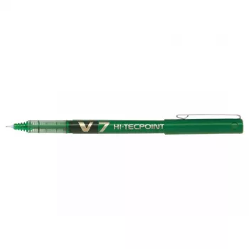 Bolígrafo de punta Pilot Hi-Tecpoint V7 Verde color de escritura Verde