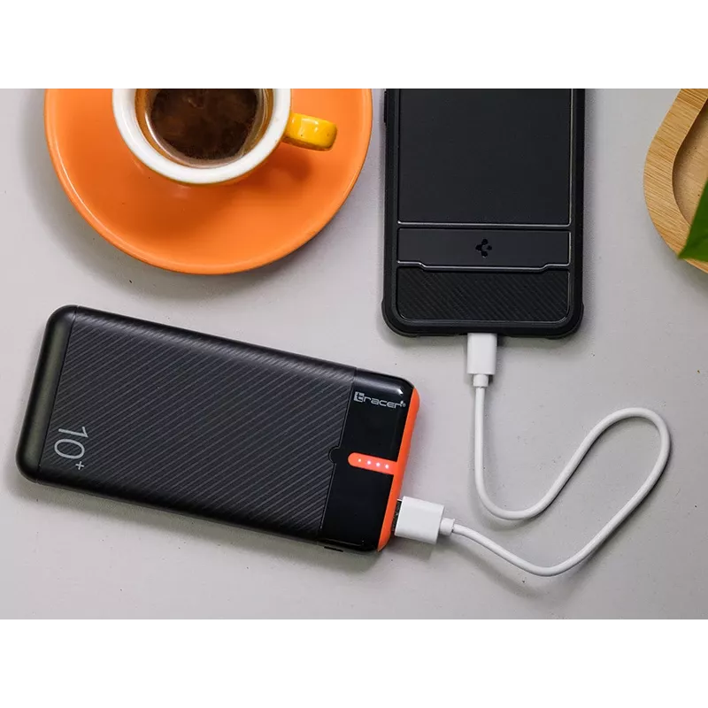 PowerBank EnerGo 10000 mAh negro-naranja