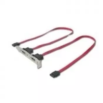 Chapa de ranura 2x SATA interno a 2x eSATA externo DeLOCK 65116