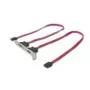 Chapa de ranura 2x SATA interno a 2x eSATA externo DeLOCK 65116