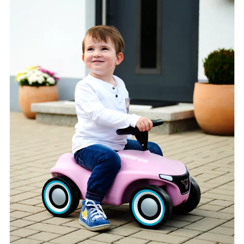Coche de paseo Simba‑Dickie BIG Bobby‑Car‑Neo rosa, vehículo con empuje para niños (rosa)