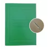 Carpeta de proyecto A4 cartón Smiltainis con clip metálico, con impresión verde