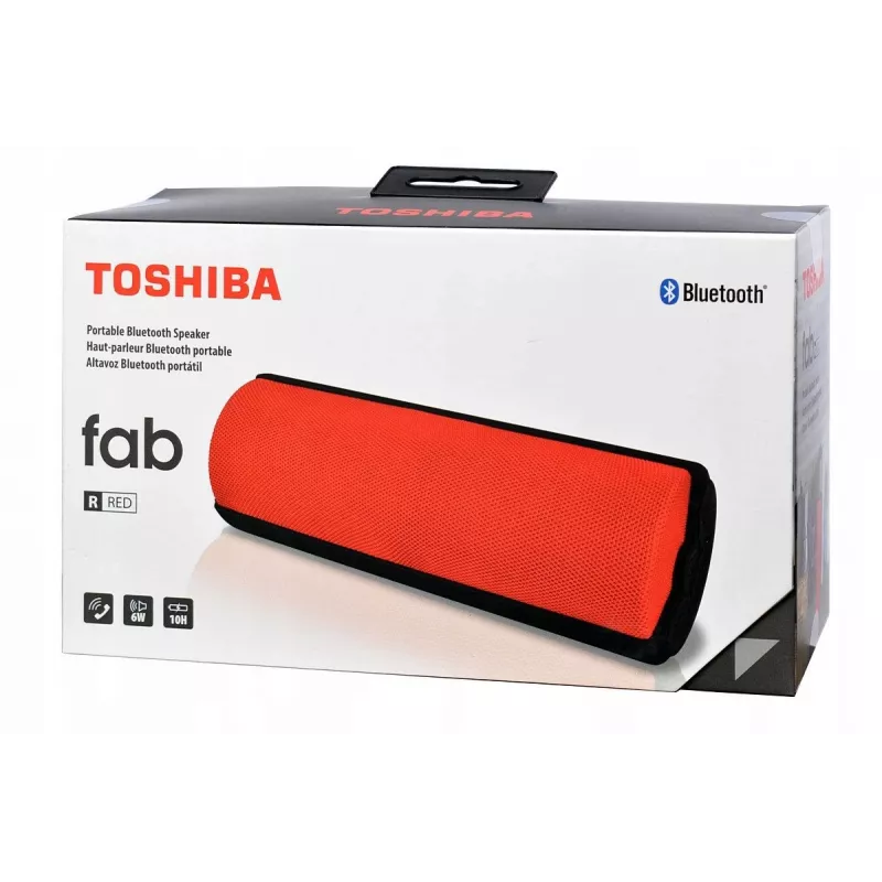 Altavoz portátil Toshiba Fab TY-WSP70, rojo