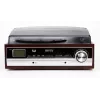 Camry Premium CR1113 tocadiscos de correa con radio, negro