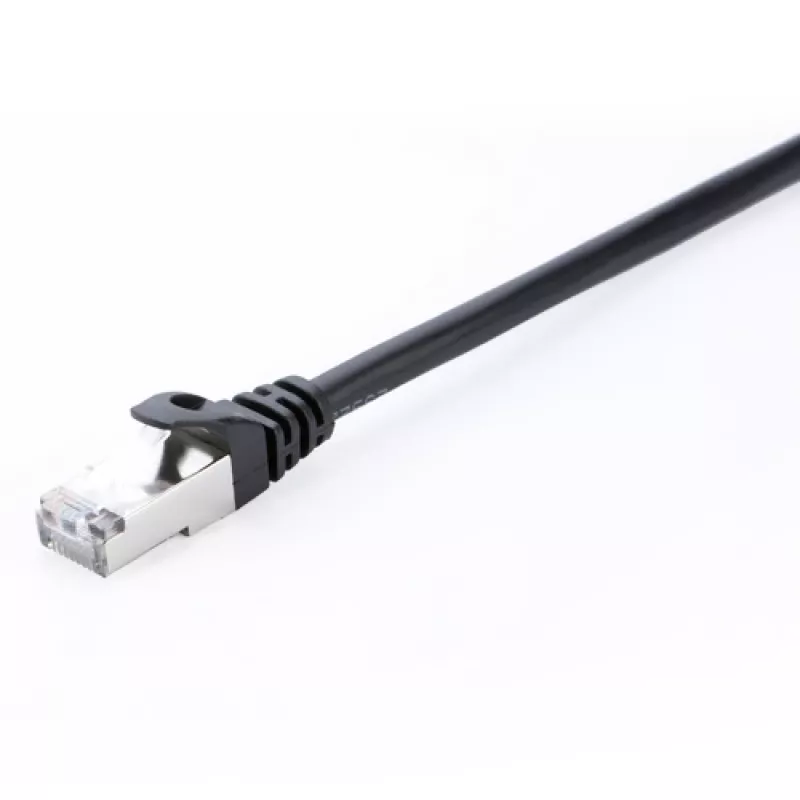 Cable de red V7 CAT6 Ethernet blindado STP RJ-45 5m negro