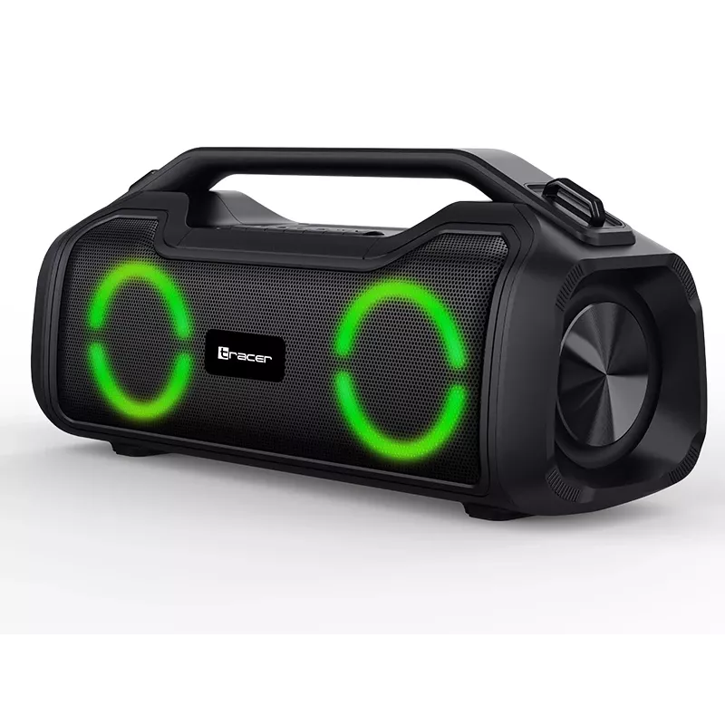 Altavoz portatil estereo TRACER BigBoy TWS Bluetooth 40 W RMS, Bluetooth 5.3, 12 h de bateria, negro