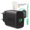 Fuente de alimentación Green Cell PowerSource Solo30 30W negra — cargador USB-C de un solo puerto