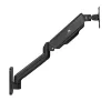 Soporte de pared para monitor MACLEAN MC-332, compatible con pantallas de 17 inch a 32 inch, inclinación fija, compatible con VESA