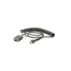 Cable serie Zebra CBA-R71-C09ZAR Negro 2,8 m RS232 DB9