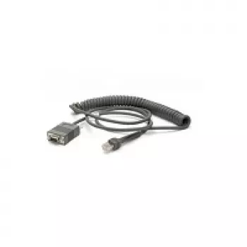 Cable serie Zebra CBA-R71-C09ZAR Negro 2,8 m RS232 DB9
