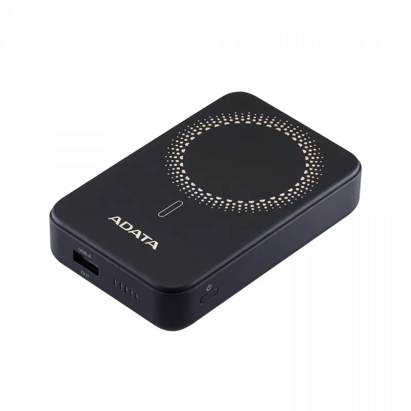 Batería externa ADATA PR100-12BK polímero de litio (LiPo) 10000 mAh carga inalámbrica negro