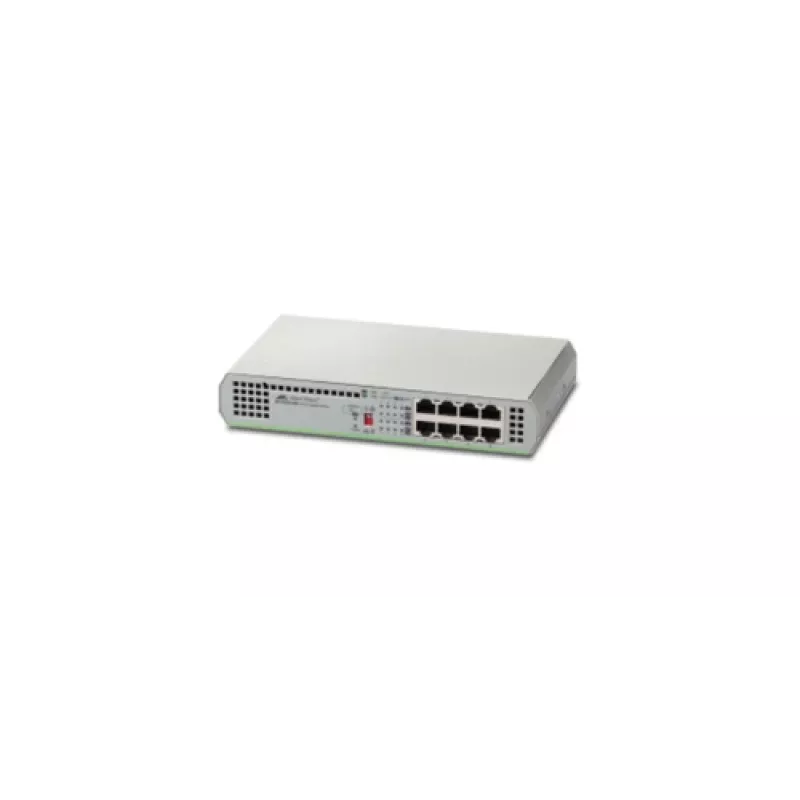 Allied Telesis AT-GS910/8-50 Gigabit Ethernet no gestionado (10/100/1000) gris
