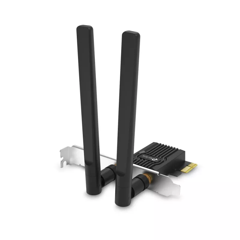 Adaptador PCIe Wi‑Fi 6 Bluetooth TP‑LINK Archer TX10E AX900 — tarjeta PCIe, AX900 Wi‑Fi 6, Bluetooth
