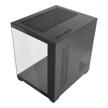 Mars Gaming MC-VIEW2 Mini Tower negro