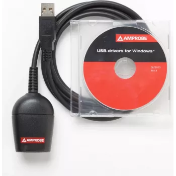 Cable de descarga USB Fluke TL-USB para ProInstall CD de controladores USB – cable – digital/datos (4372676)
