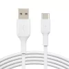 Cable USB Belkin CAB001BT3MWH 3 m USB-A USB-C blanco
