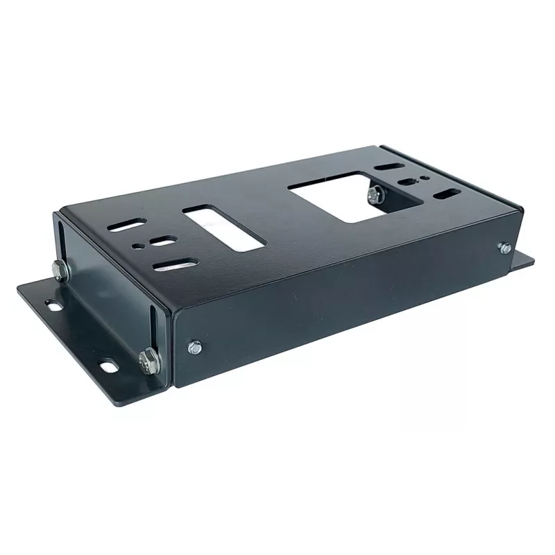 Base de montaje 6,5-10,5 cm ZINCADO RAL7016 para motores NICE, FAAC, GENIUS, BENINCA, KEY, CAME, ROGER