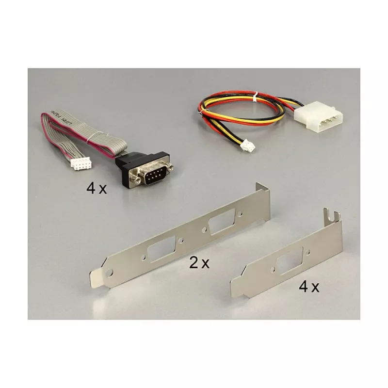 Adaptador serie DeLOCK 95244 Mini PCIe - 4 x RS-232